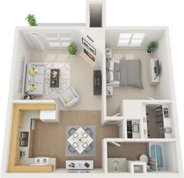 Terrace Hill Apartments El Paso Floorplan 4