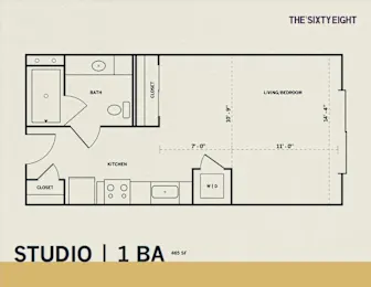 The '68 San Antonio Floorplan 1