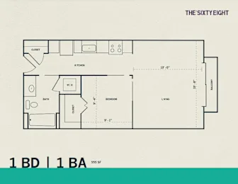 The '68 San Antonio Floorplan 2
