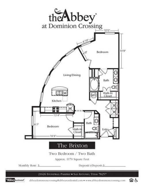 The Abbey At Dominion Crossing San Antonio Floorplan 5