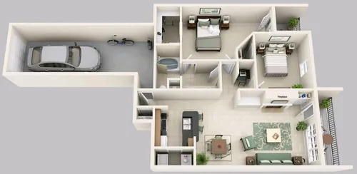 The Anthony at Canyon Springs San Antonio FloorPlan 2