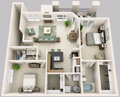 The Anthony at Canyon Springs San Antonio FloorPlan 3