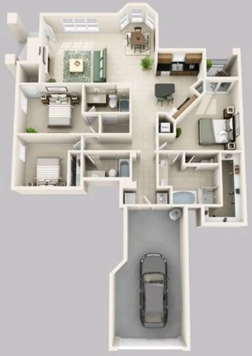 The Anthony at Canyon Springs San Antonio FloorPlan 7