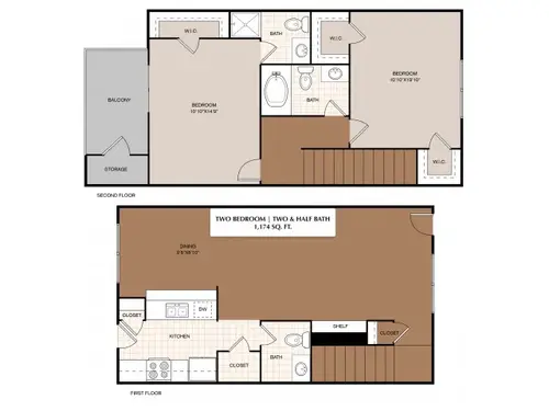 The Citadel Apartments El Paso Floorplan 6