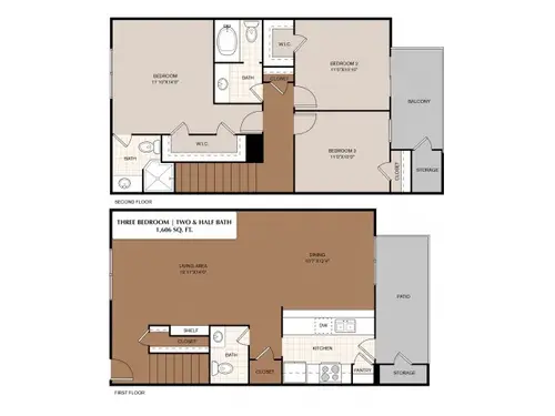 The Citadel Apartments El Paso Floorplan 7