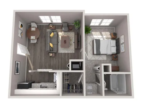 The Clara San Antonio FloorPlan 1