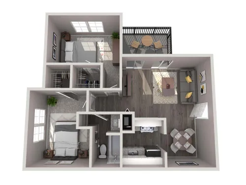 The Clara San Antonio FloorPlan 8