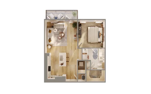 The Cortesin at Eilan San Antonio Floorplan 6