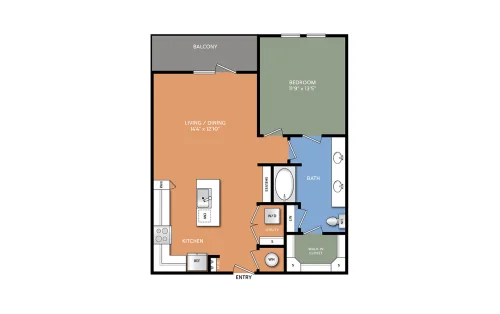 The Cortesin at Eilan San Antonio Floorplan 8