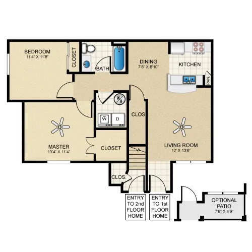 The Cottages at Edgemere El Paso Floorplan 3