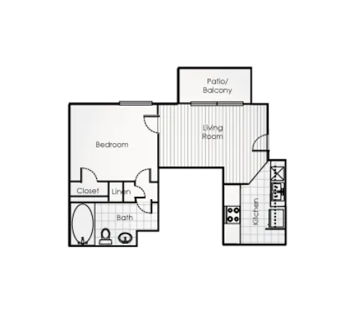 The Creek White Settlement FloorPlan 1