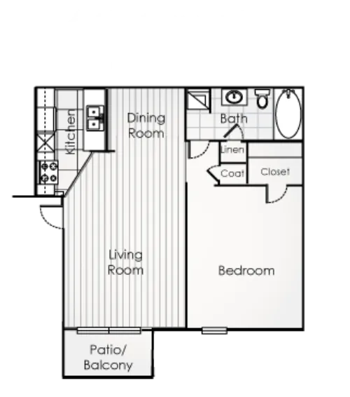 The Creek White Settlement FloorPlan 2