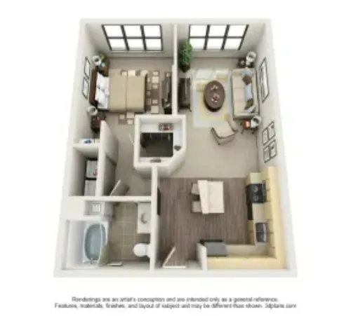 The Depot Fort Worth FloorPlan 2
