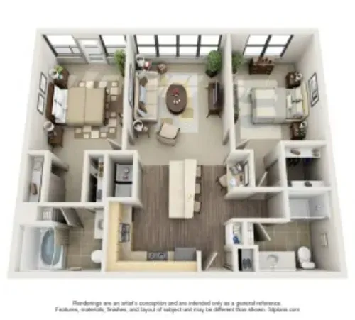 The Depot Fort Worth FloorPlan 4