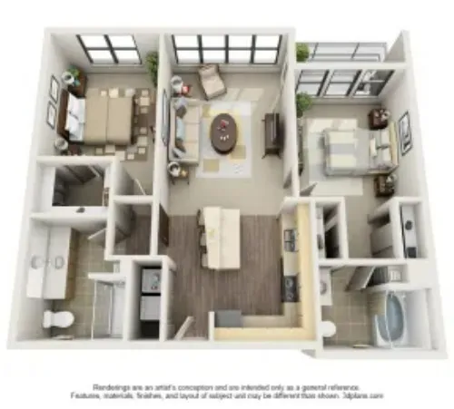 The Depot Fort Worth FloorPlan 5