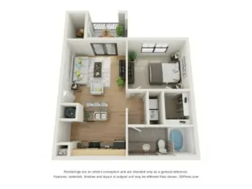 The Greens of Fossil Lake Fort Worth floorPlan 2