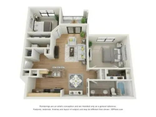 The Greens of Fossil Lake Fort Worth floorPlan 3