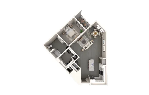 The Harden at Public Market Fort Worth Floorplan 11
