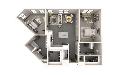 The Harden at Public Market Fort Worth Floorplan 16