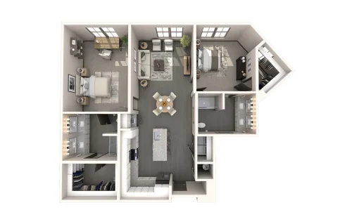 The Harden at Public Market Fort Worth Floorplan 23