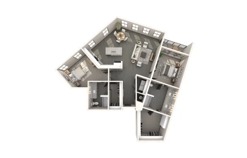 The Harden at Public Market Fort Worth Floorplan 24