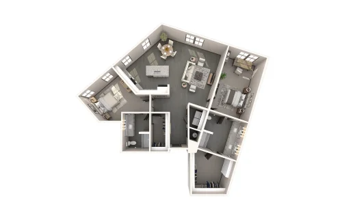 The Harden at Public Market Fort Worth Floorplan 25