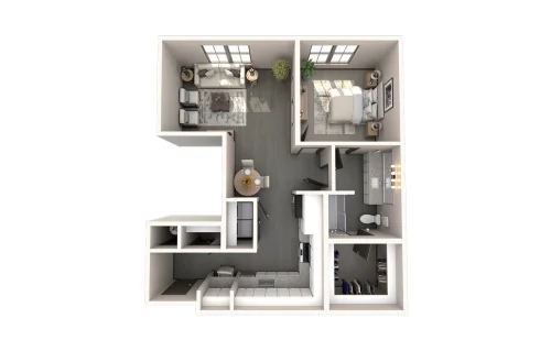 The Harden at Public Market Fort Worth Floorplan 6