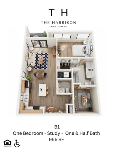 The Harrison Fort Worth Floorplan 4