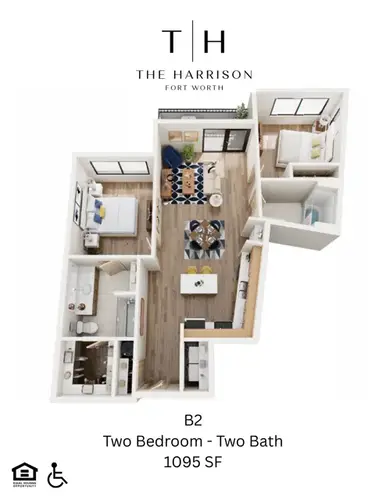 The Harrison Fort Worth Floorplan 5