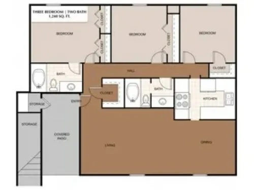 The Hills At North Mesa El Paso FloorPlan 3