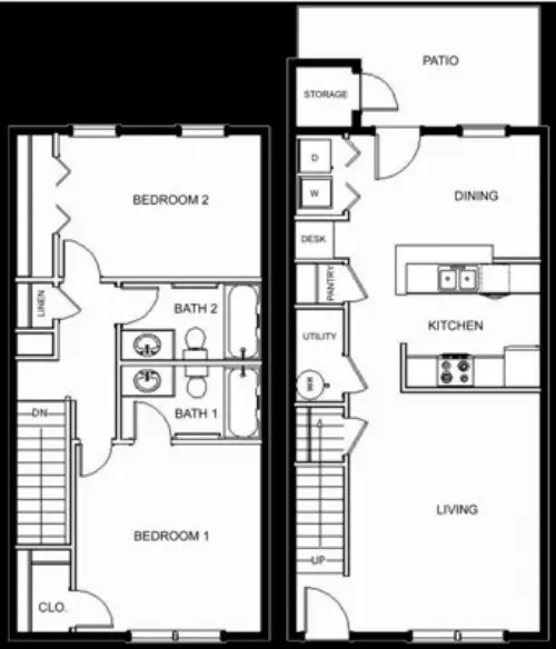 The Meridian Fort Worth FloorPlan 2