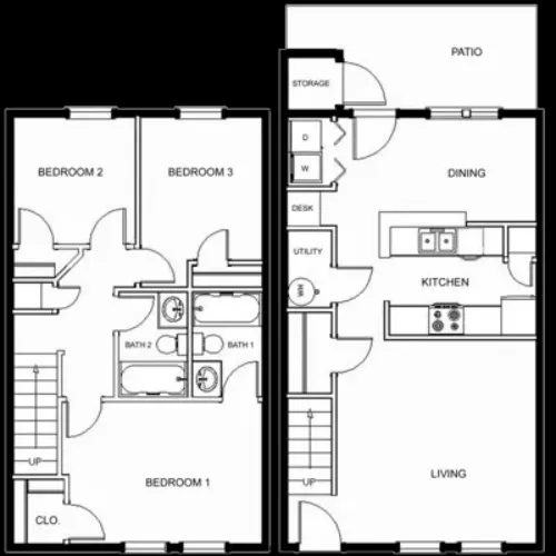 The Meridian Fort Worth FloorPlan 4