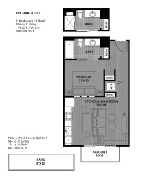 The Mosaic on Broadway San Antonio Floorplan 2