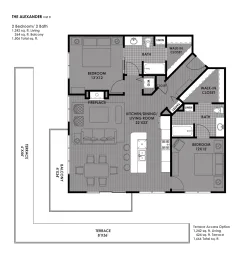 The Mosaic on Broadway San Antonio Floorplan 8