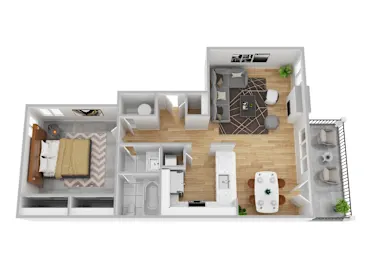 The Pointe Apartments El Paso Floorplan 2