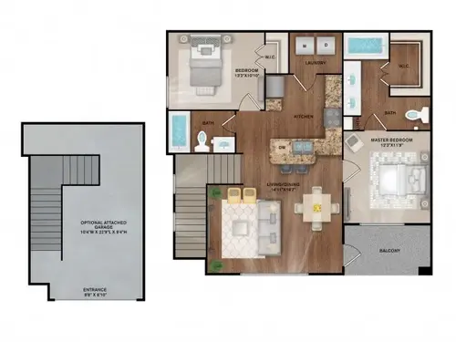 The Reserve at Sandstone Ranch El Paso Floorplan 18