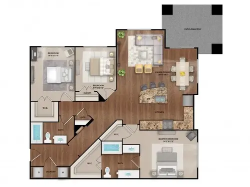 The Reserve at Sandstone Ranch El Paso Floorplan 23