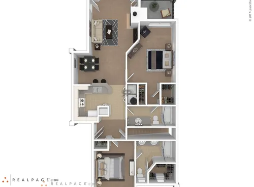 The Reserve on Willow Lake Apartments Fort Worth FloorPlan 6