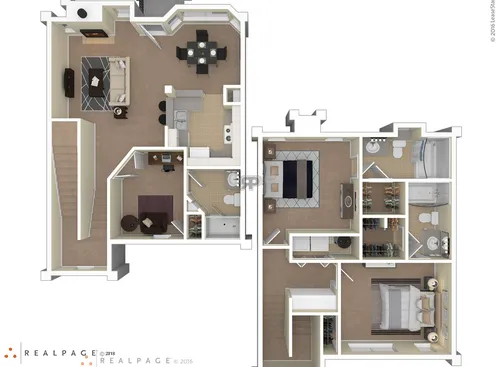 The Reserve on Willow Lake Apartments Fort Worth FloorPlan 7
