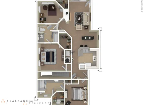 The Reserve on Willow Lake Apartments Fort Worth FloorPlan 9