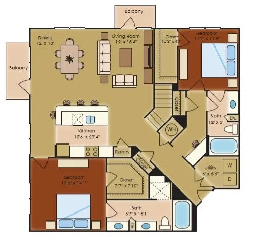 The Residences at La Cantera San Antonio Floorplan 13