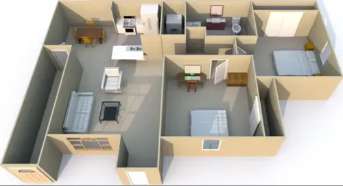 The Retreat El Paso Floorplan 4