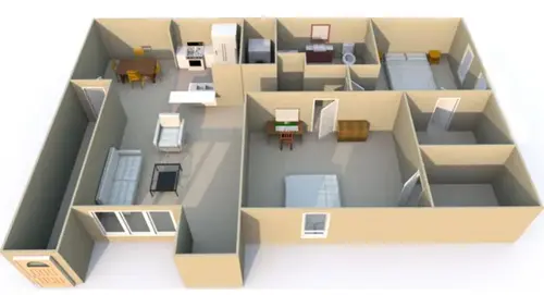 The Retreat El Paso Floorplan 5