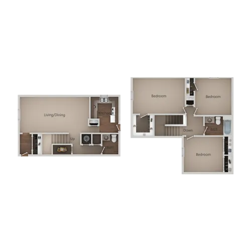 The Rosetta Apartment Homes floor plan 3