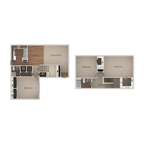 The Rosetta Apartment Homes floor plan 4