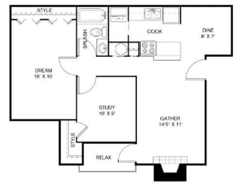 The Sage at 1955 floor plan 10