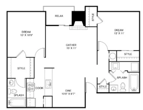 The Sage at 1955 floor plan 22