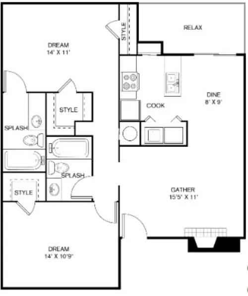 The Sage at 1955 floor plan 27
