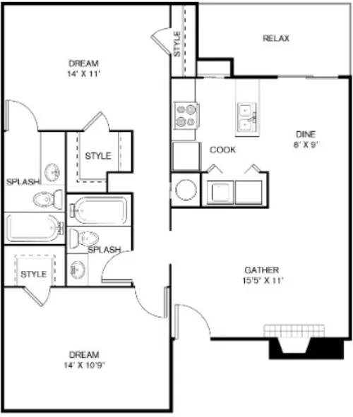 The Sage at 1955 floor plan 28