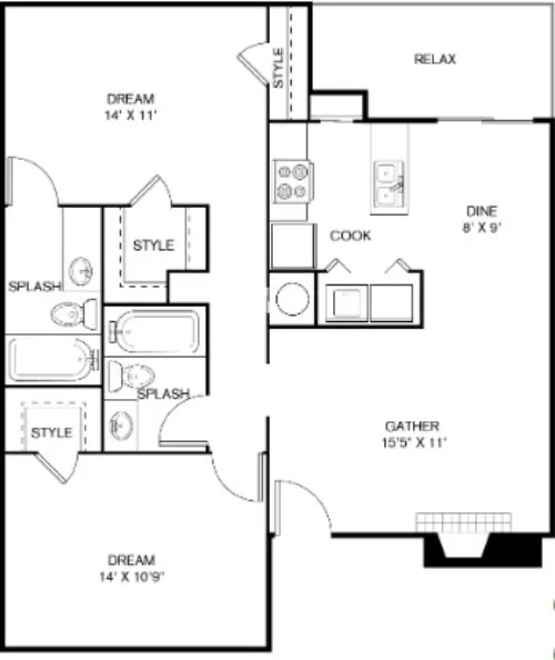 The Sage at 1955 floor plan 29